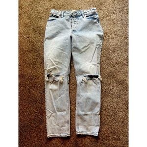 NWT Abercrombie & Fitch the Dad High Rise Jeans